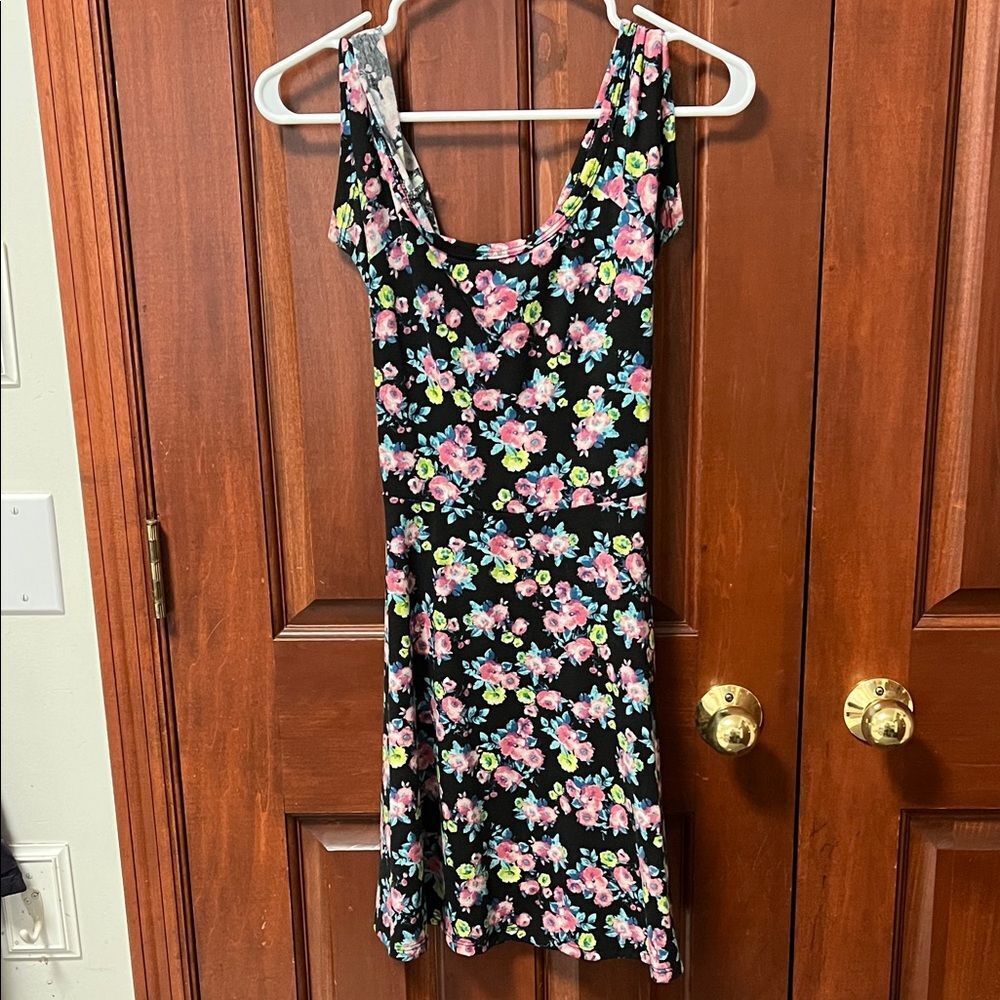 Wet Seal Floral Black Dress